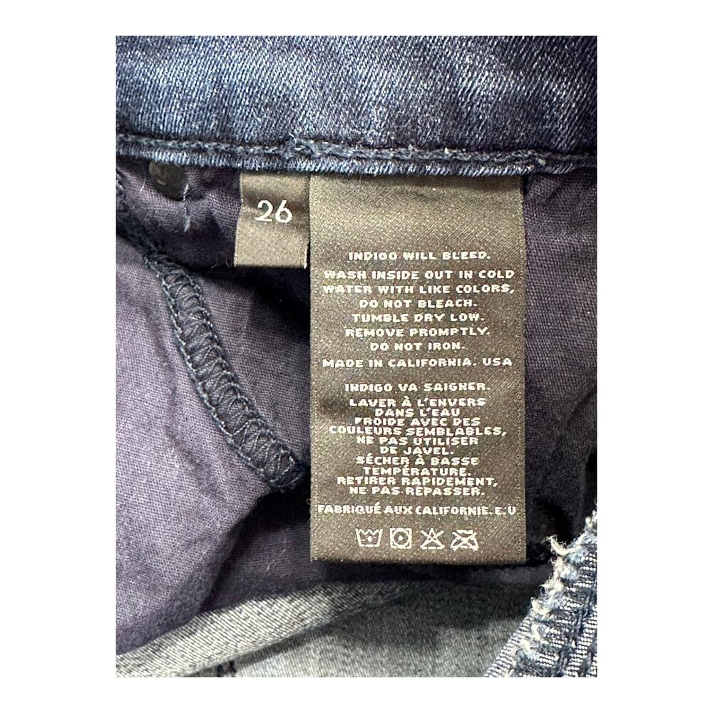 J Brand Jeans Womens 26 Dark Wash Mood Super Skinny Cotton Stretch Denim Y2K USA - Picture 7 of 7